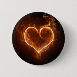 Flammenherz Button