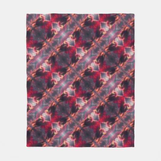 Flammenherz – Der geflügelte Löwe Fleecedecke (Vorderseite)