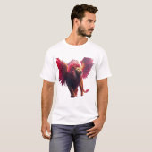Flammenherz – Der geflügelte Löwe T-Shirt (Vorne ganz)