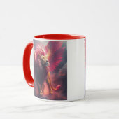 Flammenherz – Der geflügelte Löwe Tasse (Vorderseite Links)