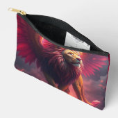 Flammenherz – Der geflügelte Löwe Zubehörtasche (Offen)