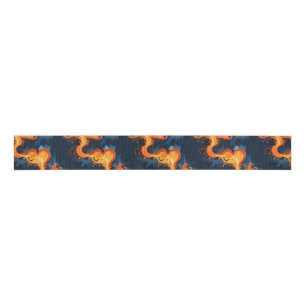 Flammenherz Feuer & Himmel Ripsband