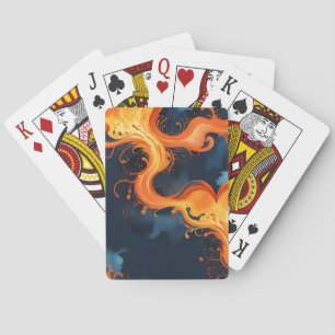 Flammenherz Feuer & Himmel  Spielkarten