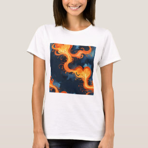 Flammenherz Feuer & Himmel  T-Shirt