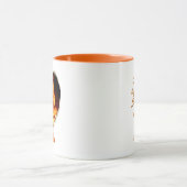 Flammenherz Feuer-Rumi-Zitat Tasse (Zentrum)