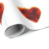 Flammenherz Geschenkpapier (Rolleneckpunkt)