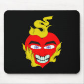 Flammenherz Mousepad (Vorne)