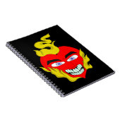 Flammenherz Notizblock (Rechte Seite)