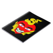 Flammenherz Notizblock (Linke Seite)