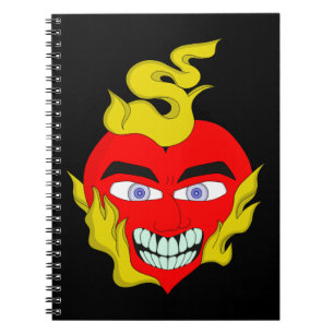 Flammenherz Notizblock