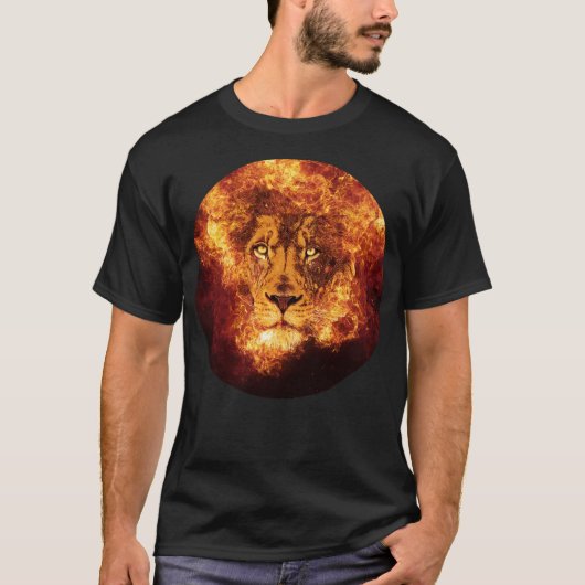 Flammenion von Judah T-Shirt (Vorderseite)