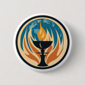 Flammenkhalice Button (Vorderseite)