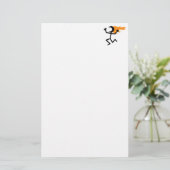 Flammenkopf Briefpapier (Stehend Vorderseite)