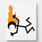 Flammenkopf Fotoplatte (Vorderseite)