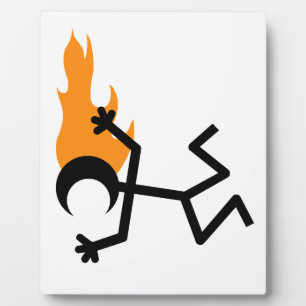 Flammenkopf Fotoplatte