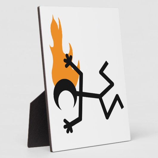 Flammenkopf Fotoplatte (Seite)