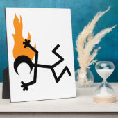 Flammenkopf Fotoplatte (Seite)