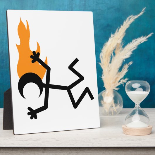 Flammenkopf Fotoplatte (Seite)