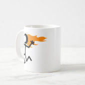 Flammenkopf Kaffeetasse (Vorderseite Links)