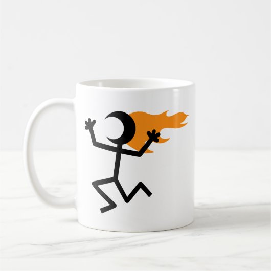 Flammenkopf Kaffeetasse (Links)