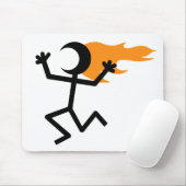 Flammenkopf Mousepad (Mit Mouse)