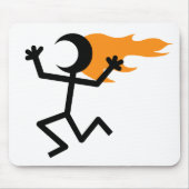 Flammenkopf Mousepad (Vorne)