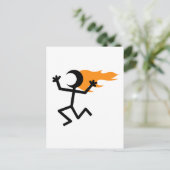Flammenkopf Postkarte (Stehend Vorderseite)