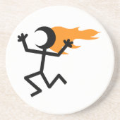 Flammenkopf Untersetzer (Vorne)