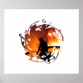 Flammenkreis Poster (Vorne)