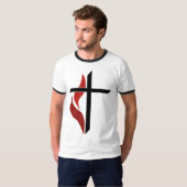 Flammenkreuz T-Shirt (Vorne ganz)