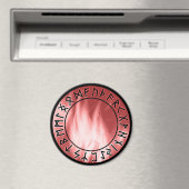 Flammenlaufe, rot [00. weiß] Magnet (In Situ (Geschirrspüler))