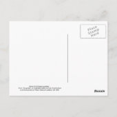 Flammenlilie (Gloriosa superba) Postkarte (Rückseite)