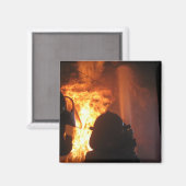 Flammenmagnet Magnet (Vorderseite/Rückseite)