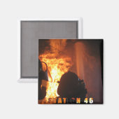 Flammenmagnet Magnet (Vorderseite/Rückseite)
