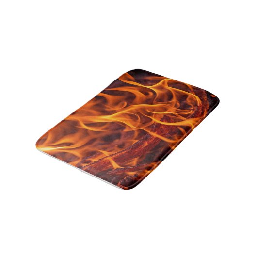 Flammenmakro Badematte (Schrägansicht)