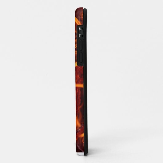 Flammenmakro Case-Mate iPhone Hülle (Hinten/Links)