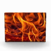 Flammenmakro Fotoblock (Vorderseite)