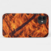 Flammenmakro in Kamin Case-Mate iPhone Hülle (Rückseite (Horizontal))