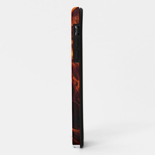 Flammenmakro in Kamin Case-Mate iPhone Hülle (Hinten/Links)