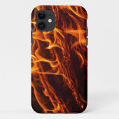 Flammenmakro in Kamin Case-Mate iPhone Hülle (Rückseite)