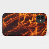 Flammenmakro in Kamin Case-Mate iPhone Hülle (Rückseite (Horizontal))