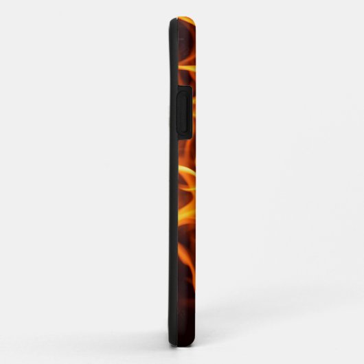 Flammenmakro in Kamin Case-Mate iPhone Hülle (Hinten/Rechts)
