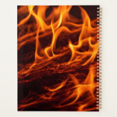 Flammenmakro in Kamin Planer (Rückseite)