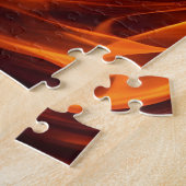 Flammenmakro in Kamin Puzzle (Seite)