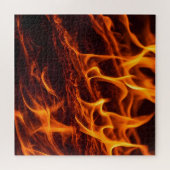 Flammenmakro in Kamin Puzzle (Horizontal)