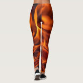 Flammenmakro Leggings (Rückseite)