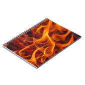 Flammenmakro Notizblock (Linke Seite)