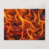 Flammenmakro Postkarte (Vorderseite)