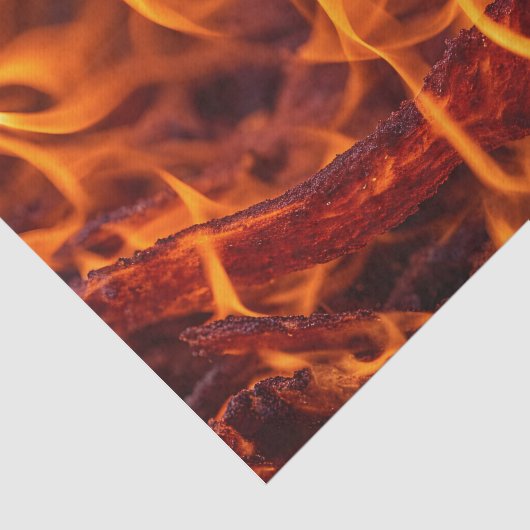 Flammenmakro Seidenpapier (Ausschnitt)