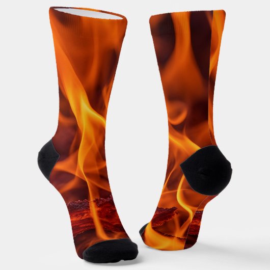 Flammenmakro Socken (Gewinkelt)